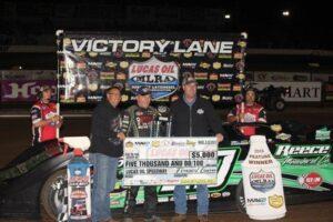 Jimmy Owens in Victory Lane with Dan Robinson and Chris Davis
