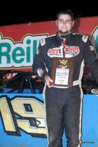 Ryan Gustin claims first ever NCRA late model victory (Mary Gregory Photography)