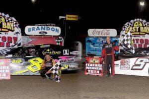 Kyle Strickler & Dale Mathison win Tuesday's double features at East Bay Raceway Park