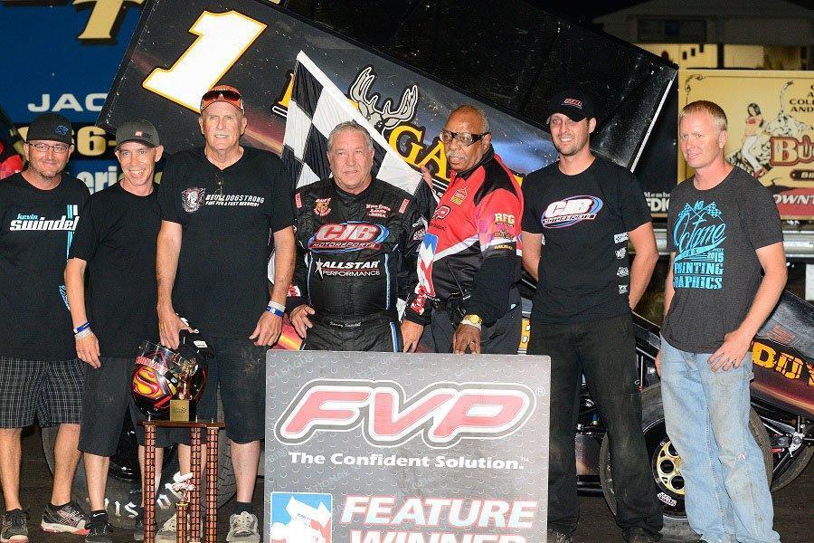 Sammy Swindell was victorious on night #1 of the 37th Annual Jackson Nationals (Doug Johnson Photo)