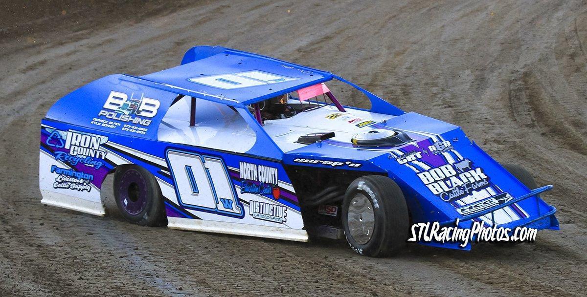 Derrick Black at Federated Auto Parts Raceway at I-55 on March 26th, 2016.